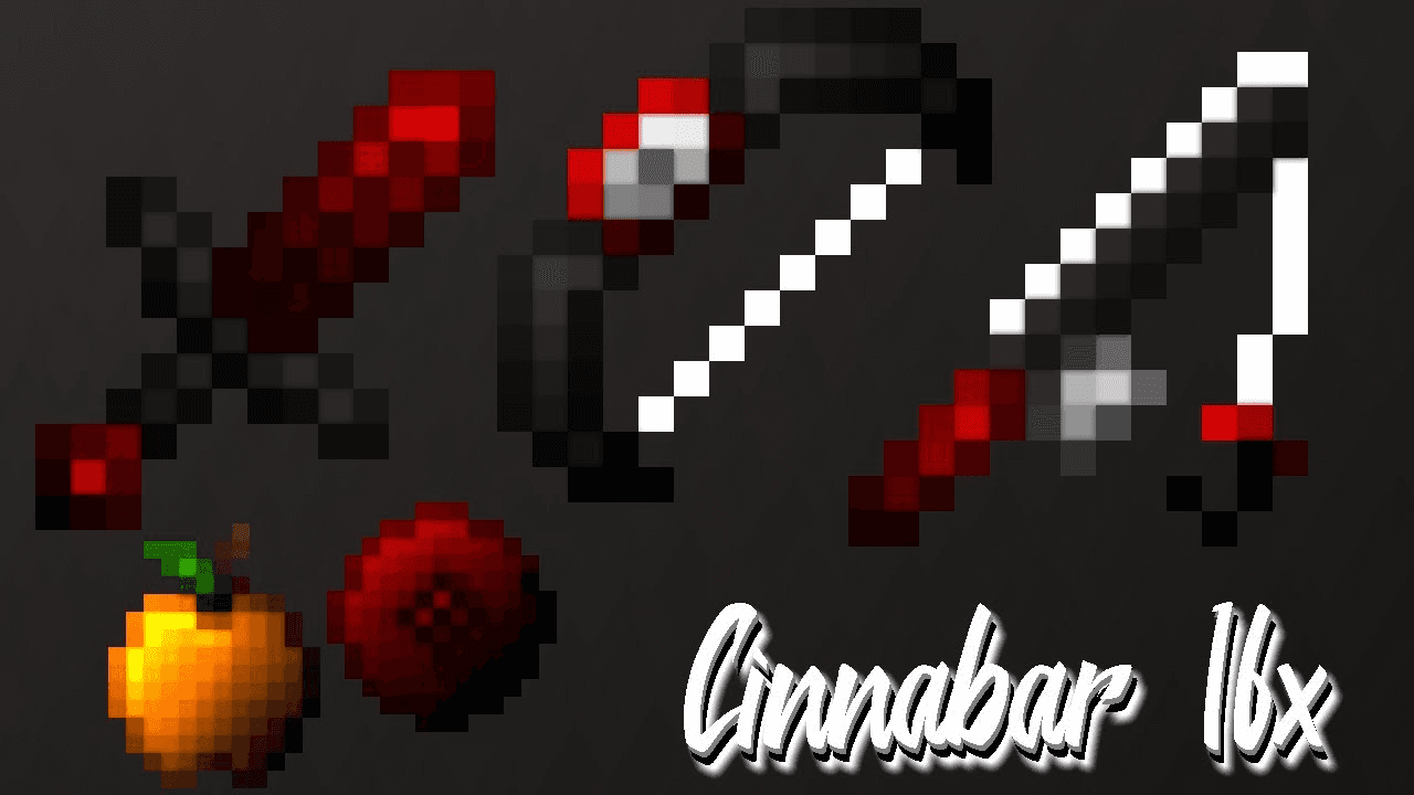 Cinnabar 16x resource pack preview