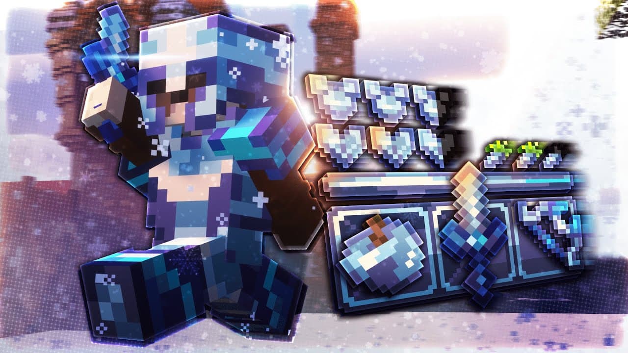 Glacier 16x [ Frost ] resource pack preview