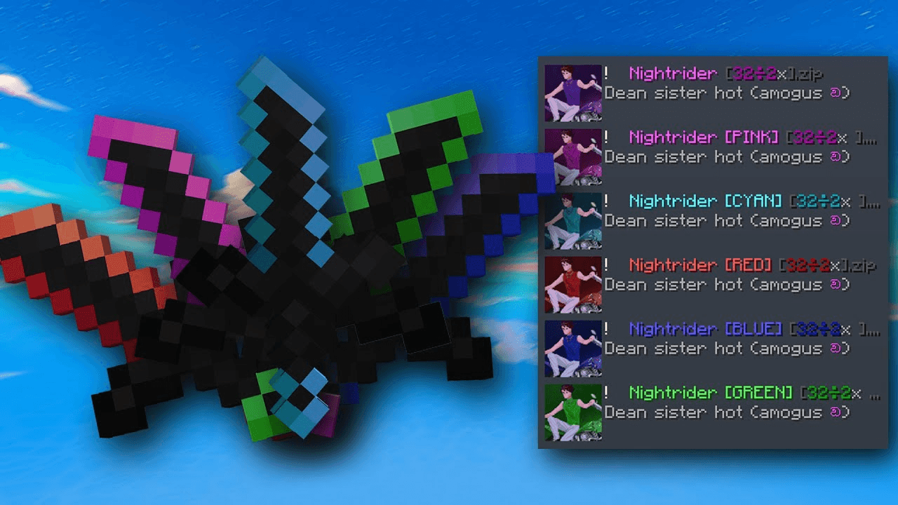 Nightrider 16x resource pack preview