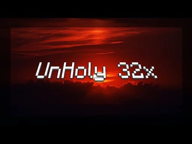 Unholy 32x resource pack preview